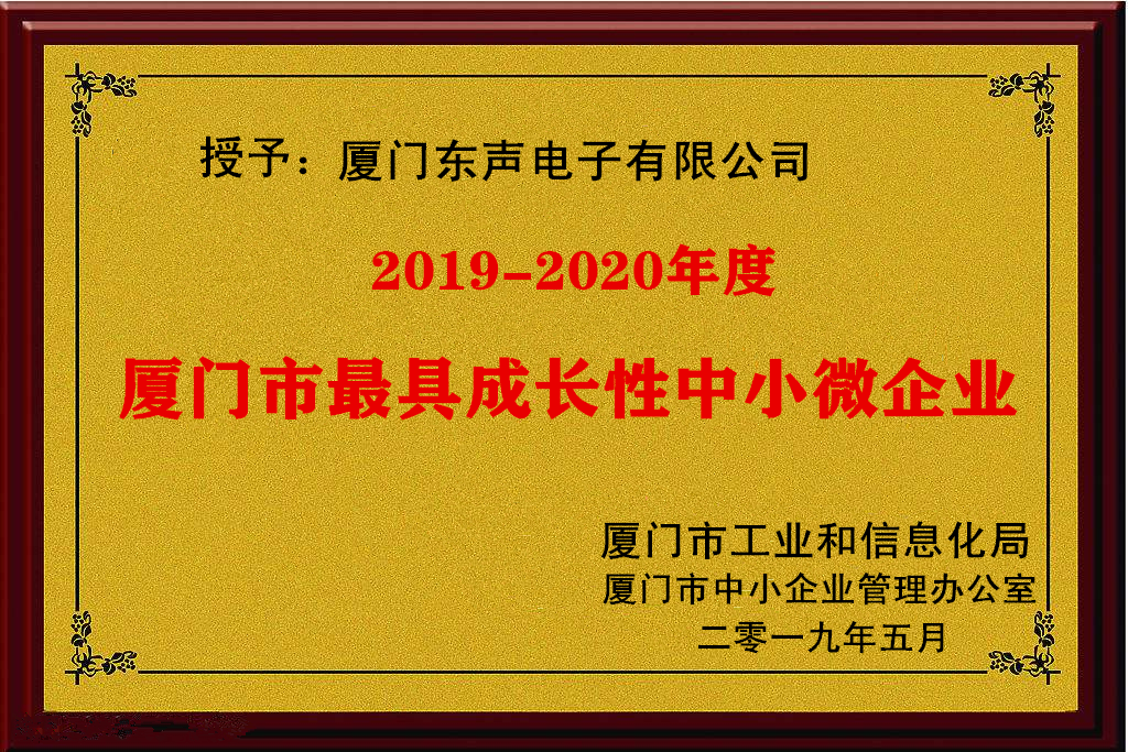 最具成長性中小微企業(yè)